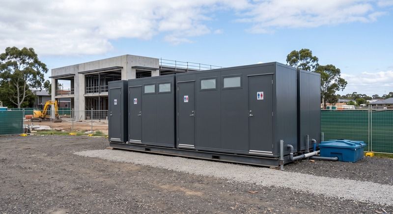 Toilet block hire