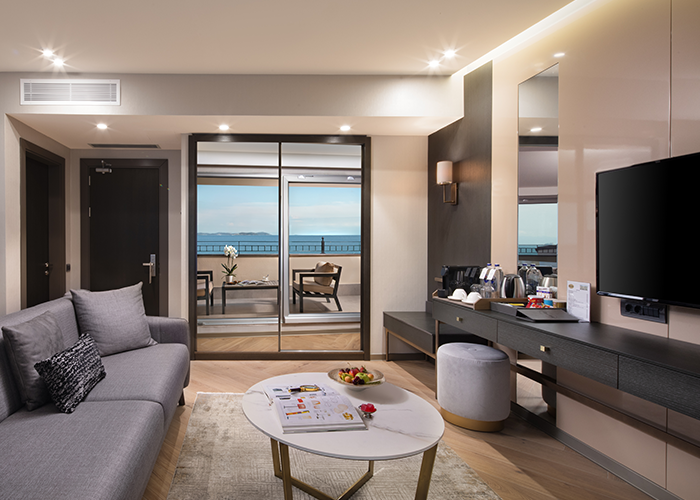 mula otel luxury oda görünüm