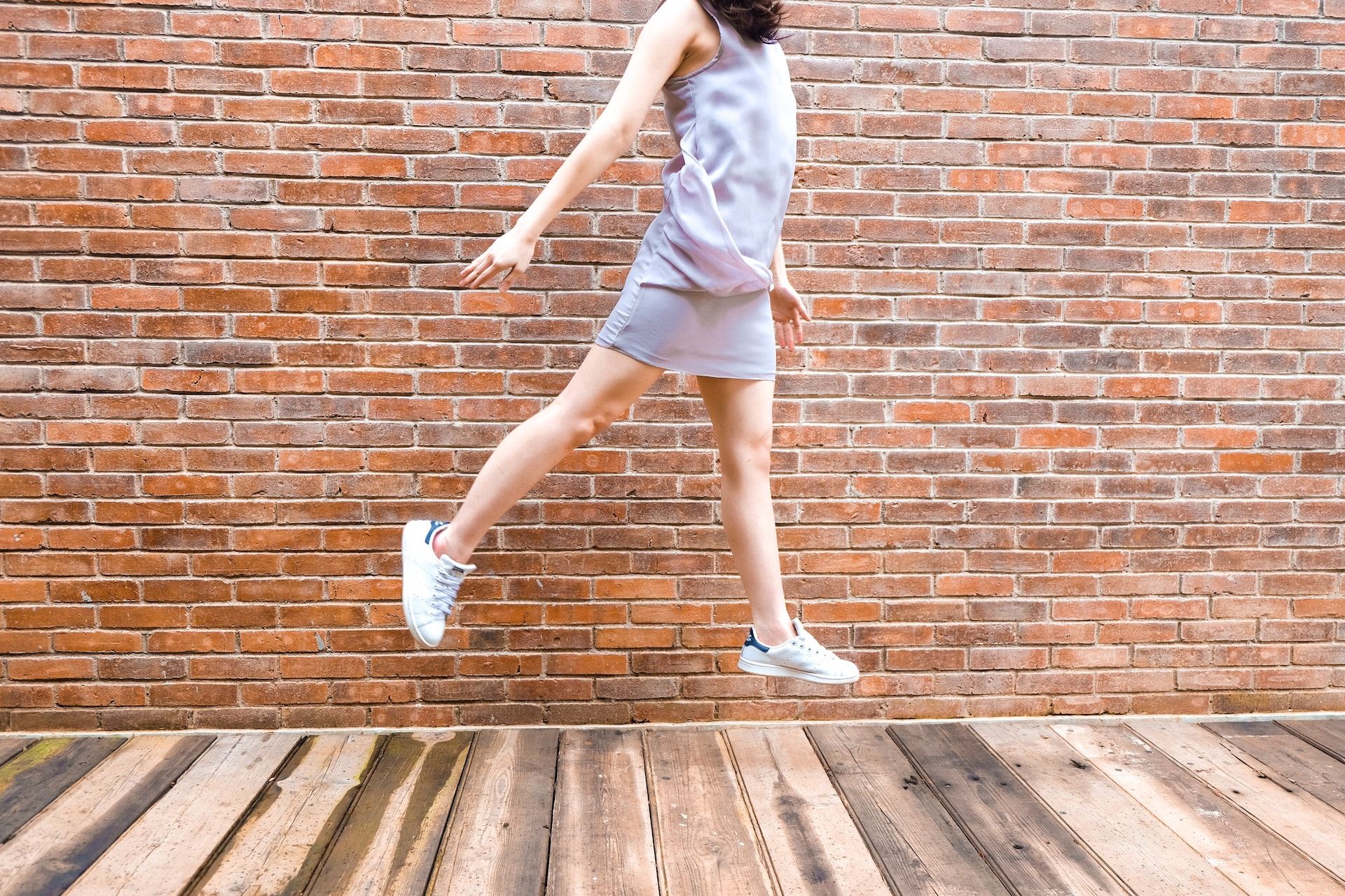 brick and wood walls