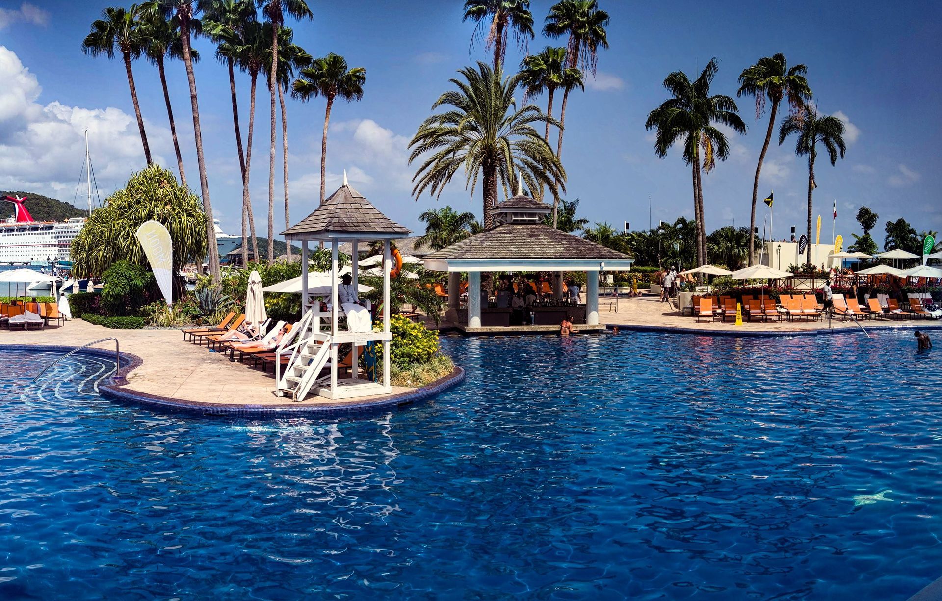 All Inclusive Resort with large pool