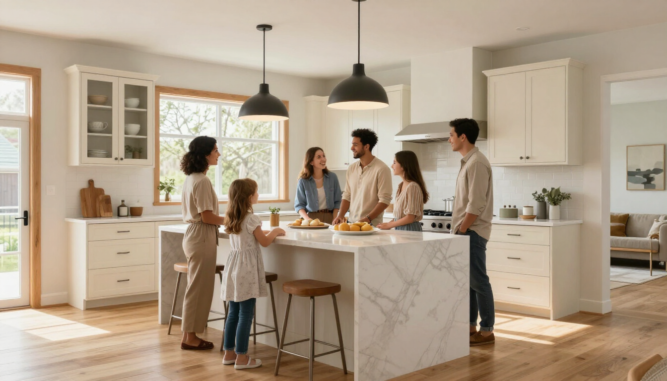 Bright Utah kitchen with natural light