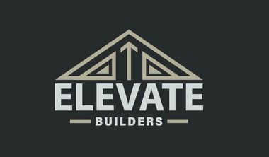 A logo for a company called elevate builders