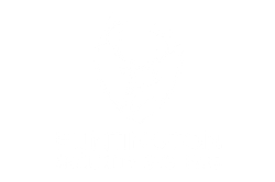 White Huntington Security Systems Logo with Deer in Shield Over 