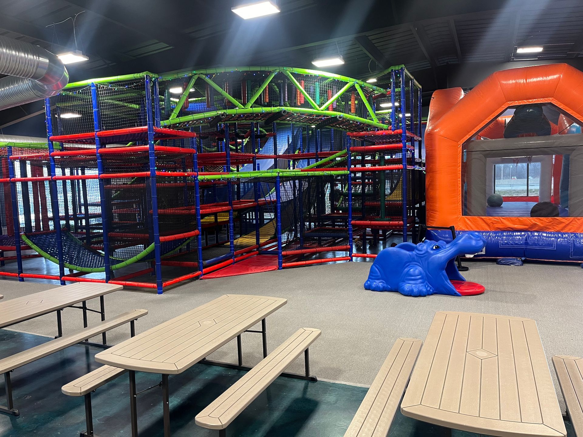 Yellow Inflatable Playground — Blue Springs, MO — Fun Run