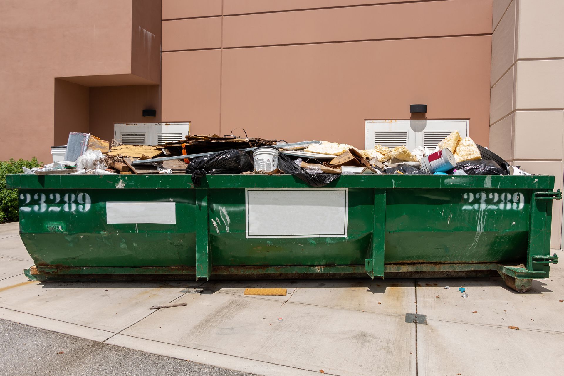 Green Dumpsters — Pittsburgh, PA — Greater Pitt Dumpster Service Green Dumpsters — Pittsburgh, PA — Greater Pitt Dumpster Service