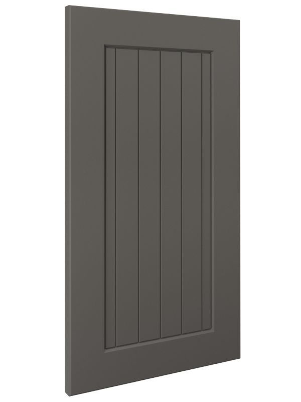 Bead Board Door Front Style Option With Blue Stone Finish