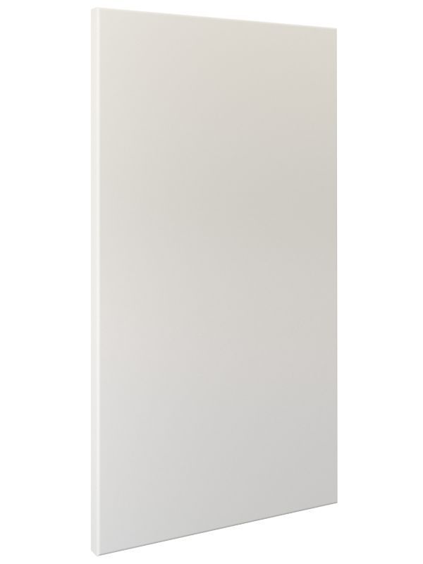 Eased Edge Door Front Style Option With Matte Soft Snowdrift Finish