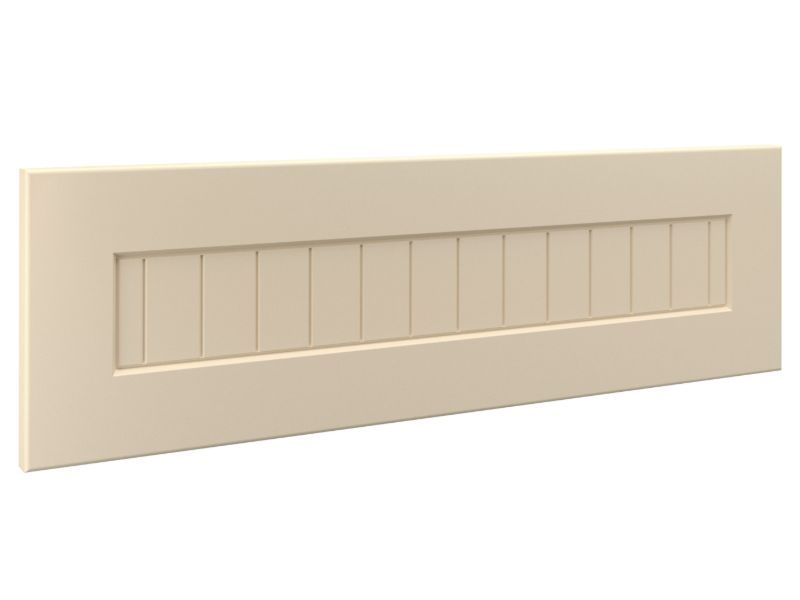 Bead Board Drawer Front Style Option With Eggshell IvoryFinish