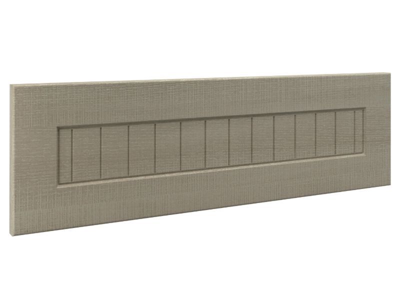 Bead Board Drawer Front Style Option With River Rock Finish