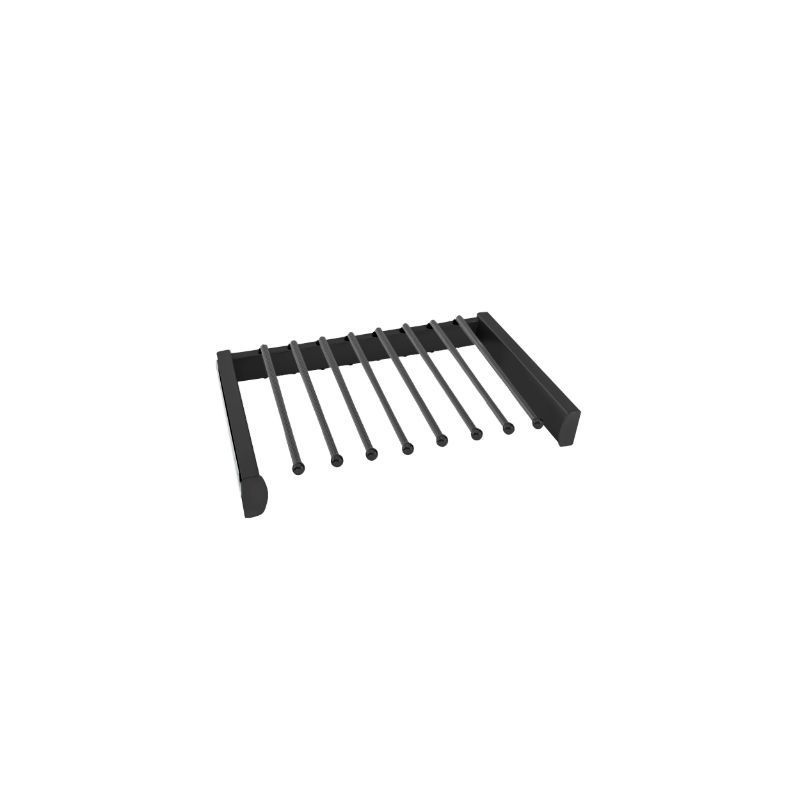 Matte Black Color Option for 18 inches Pants Rack