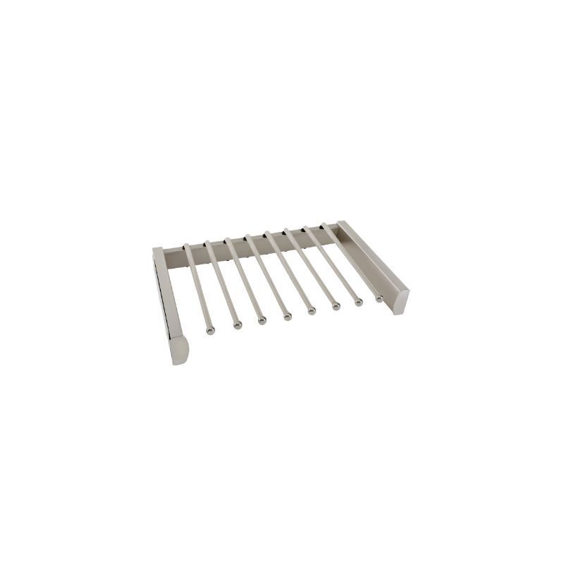 Matte Nickel Color Option for 18 inches Pants Rack