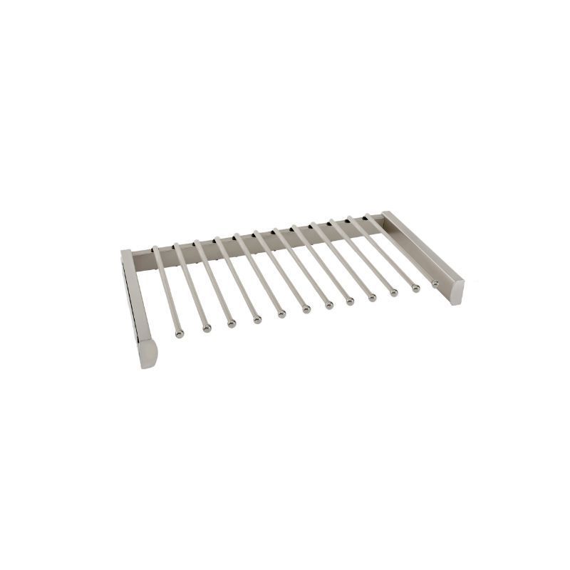 Matte Nickel Color Option for 24 inches Pants Rack