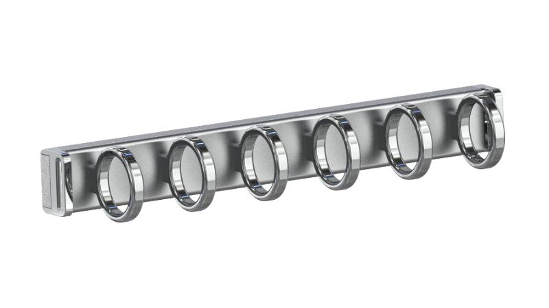 Polished Chrome Color Option for Scarf Holder