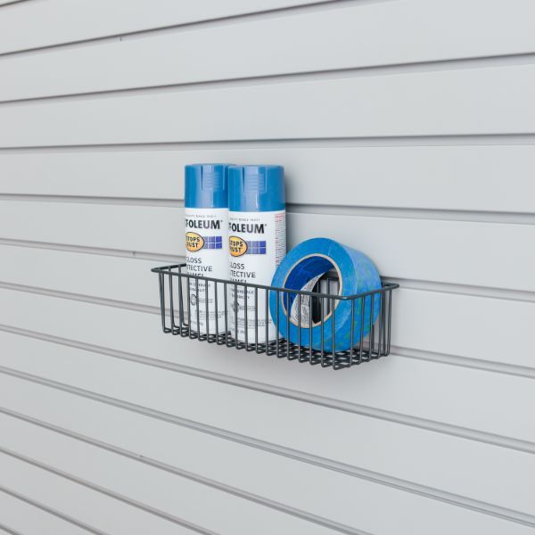 Mini Wire Basket with Props Accessory for Garage Slatwall