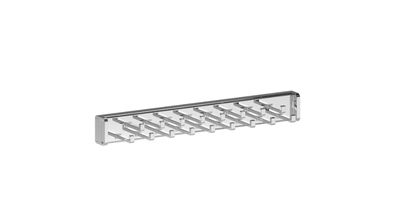 Polished Chrome Color Option for Tie Rack