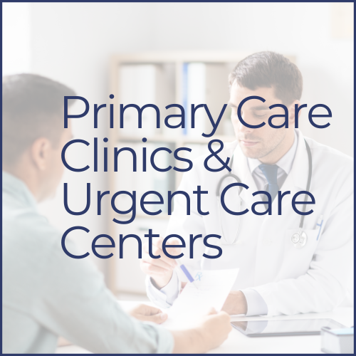 primary care clinics and urgent care centers