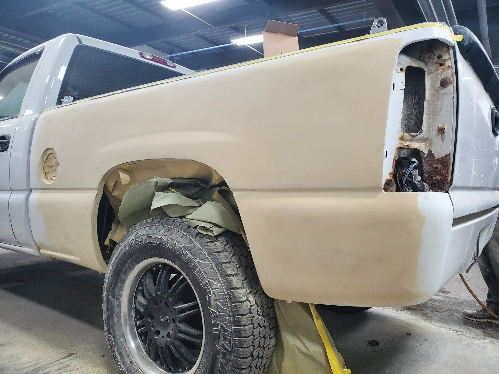 Bodywork on Truck Quarter Panel near Buffalo, New York