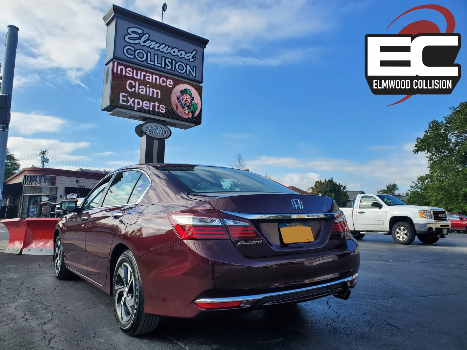repaired vehicle at elmwood collision in buffalo, new york