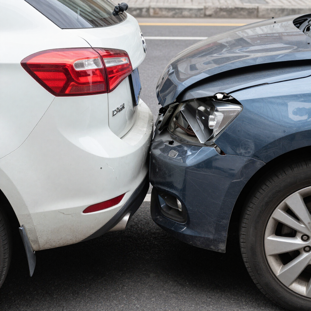 rear end collision accident