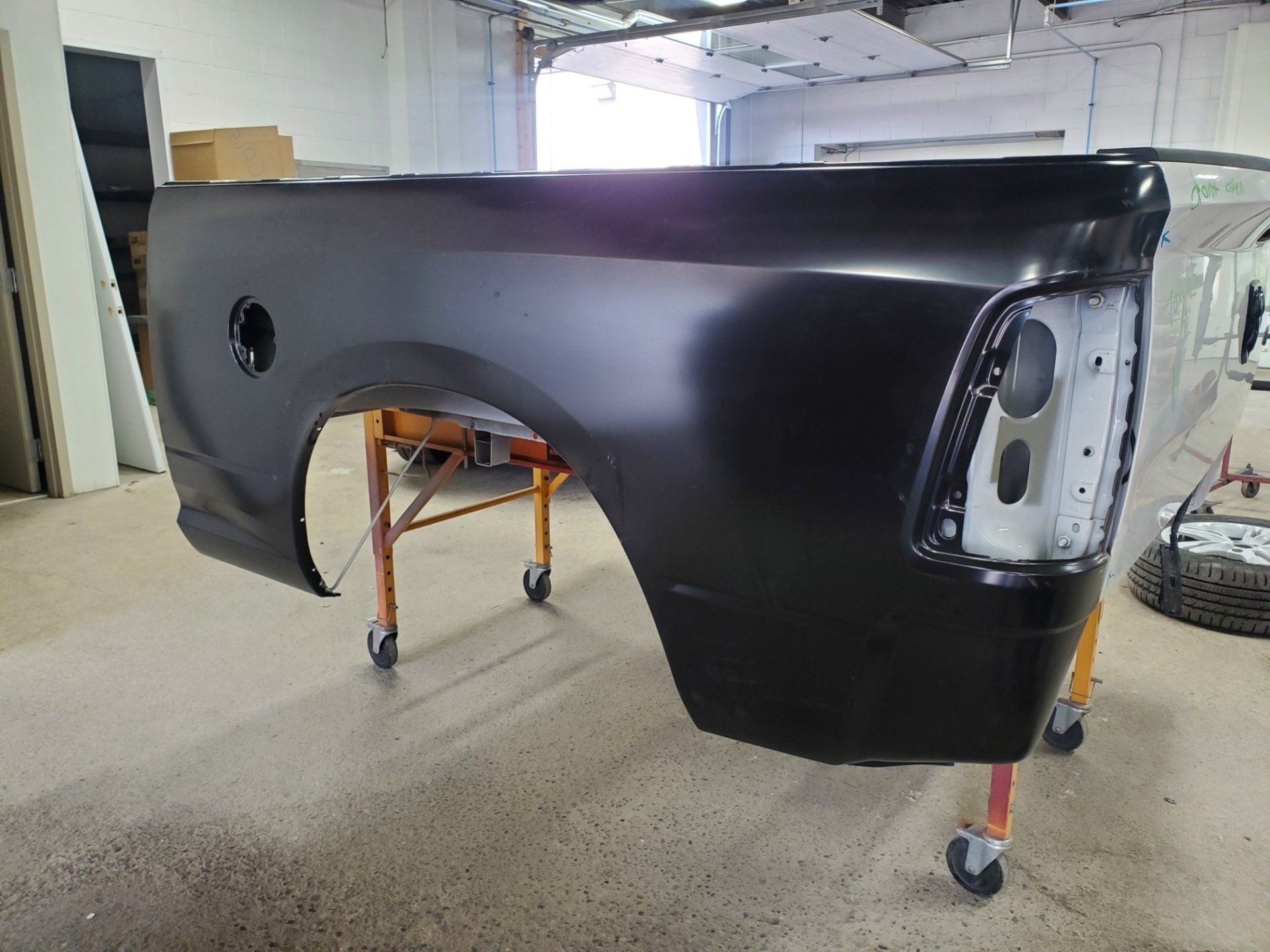 new quarter panel on truck bed