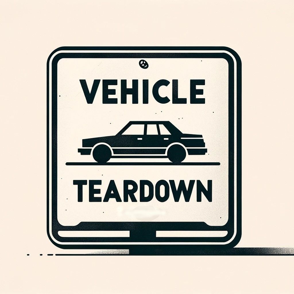 vehicle teardown at elmwood collision