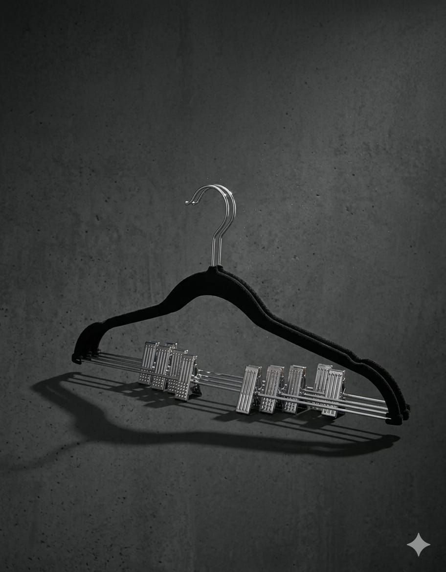 Velvet Hangers With Clips 17