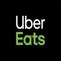 The Uber Eats logo featuring white text reading 