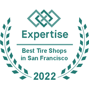 Expertise best tire shops in san francisco 2022 logo