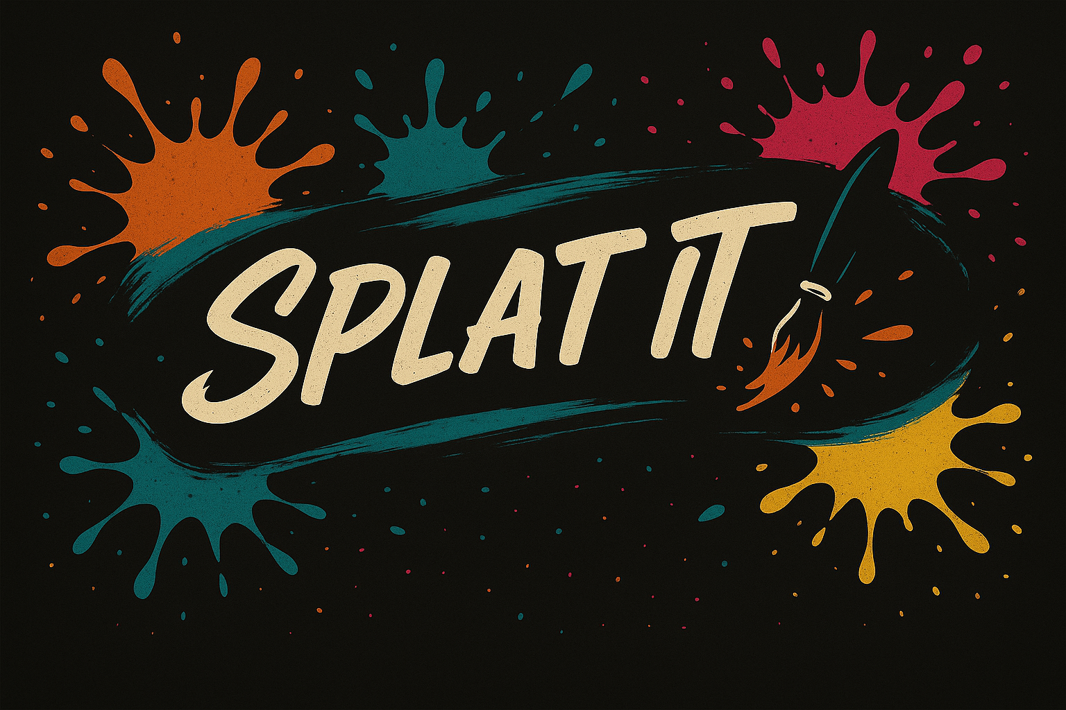 Splat Fun SPLAT IT! | Paint Splatter & Messy Fun in Prosser