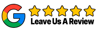 Google logo with 5 gold stars and 