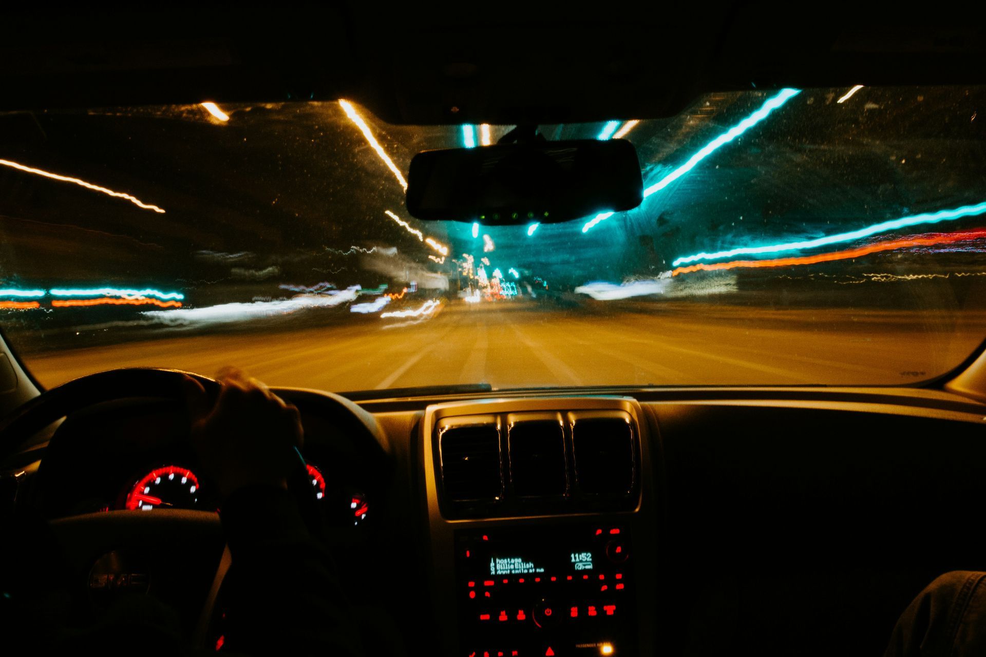 Car window tint for night driving