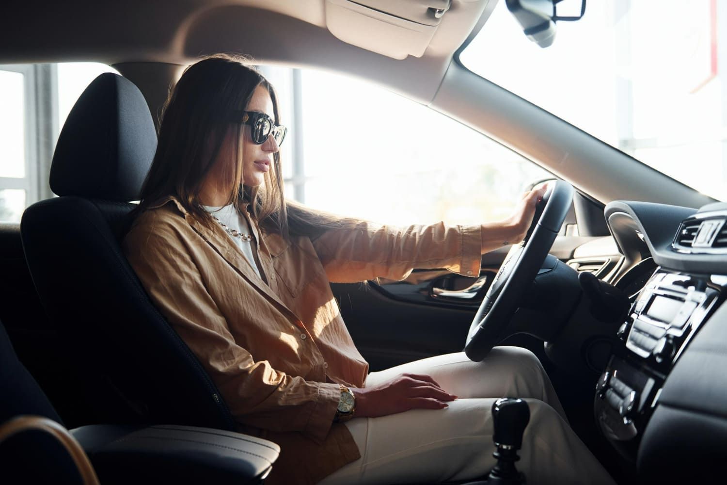 Car window tint for sensitive eyes