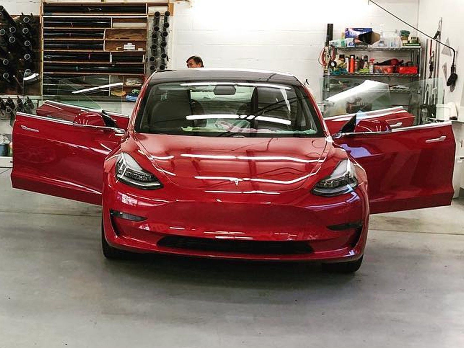 tesla window tinting