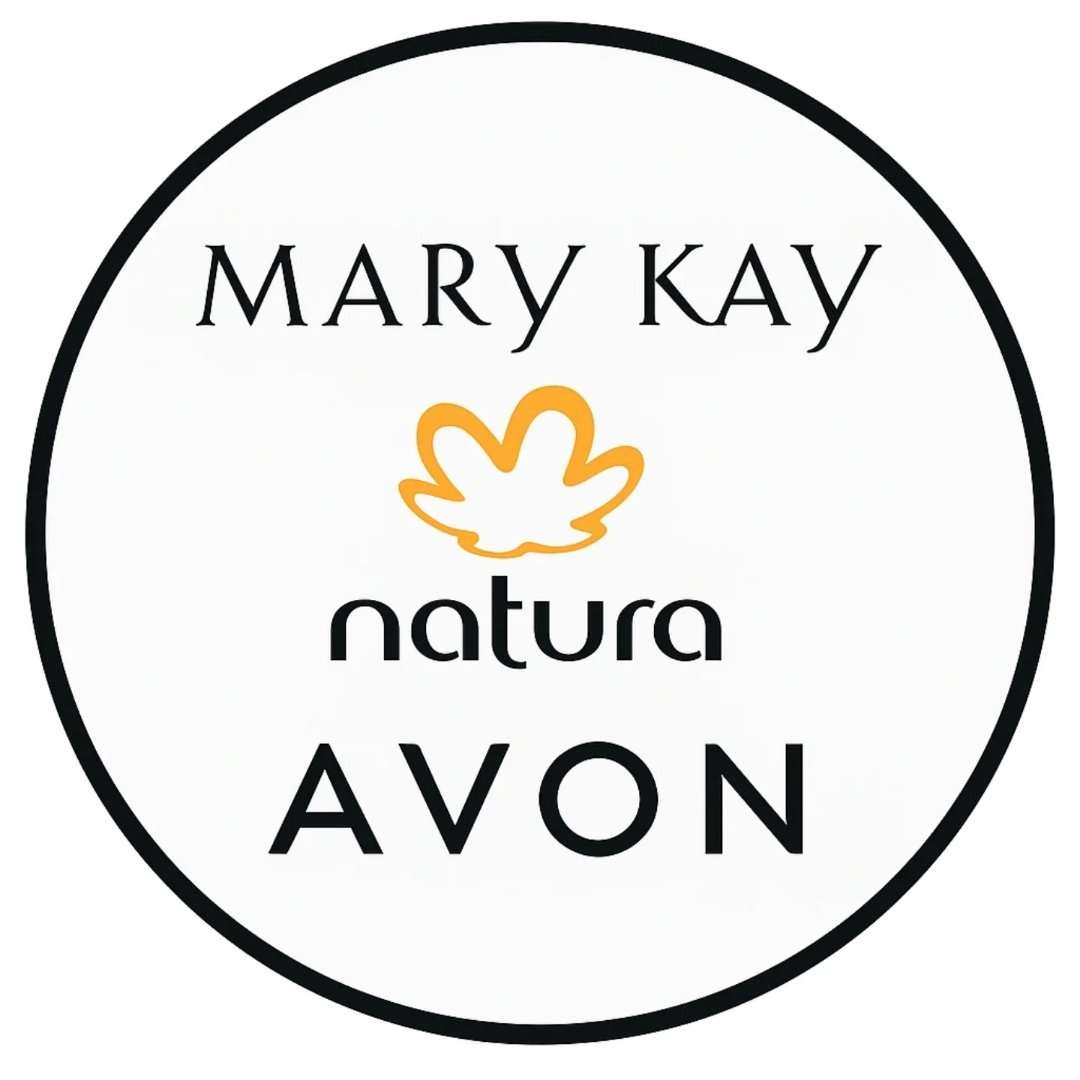 Círculo rojo con un icono de carrito de compras y las palabras