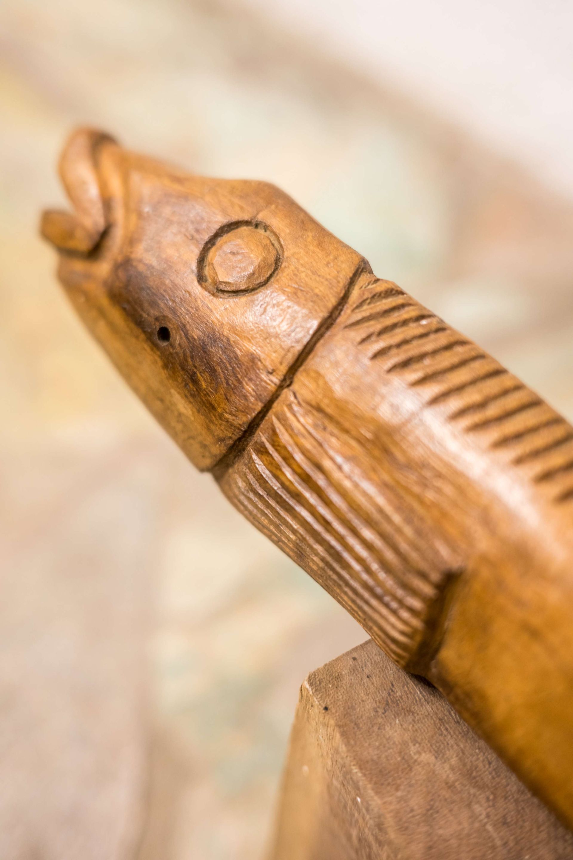 Hand-Carved Fish Towel Rail by David Murathi – Functional African Art