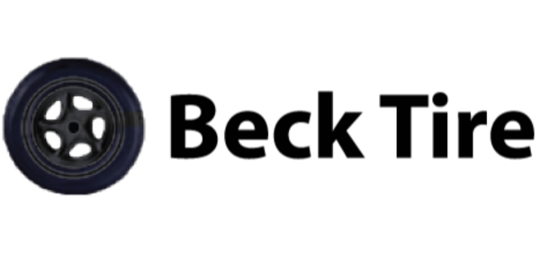 Beck Tire logo with a black tire icon and bold black text on white background