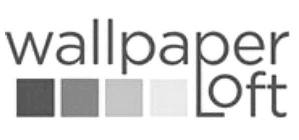 Wallpaper Loft logo with gray squares and black text on a white background