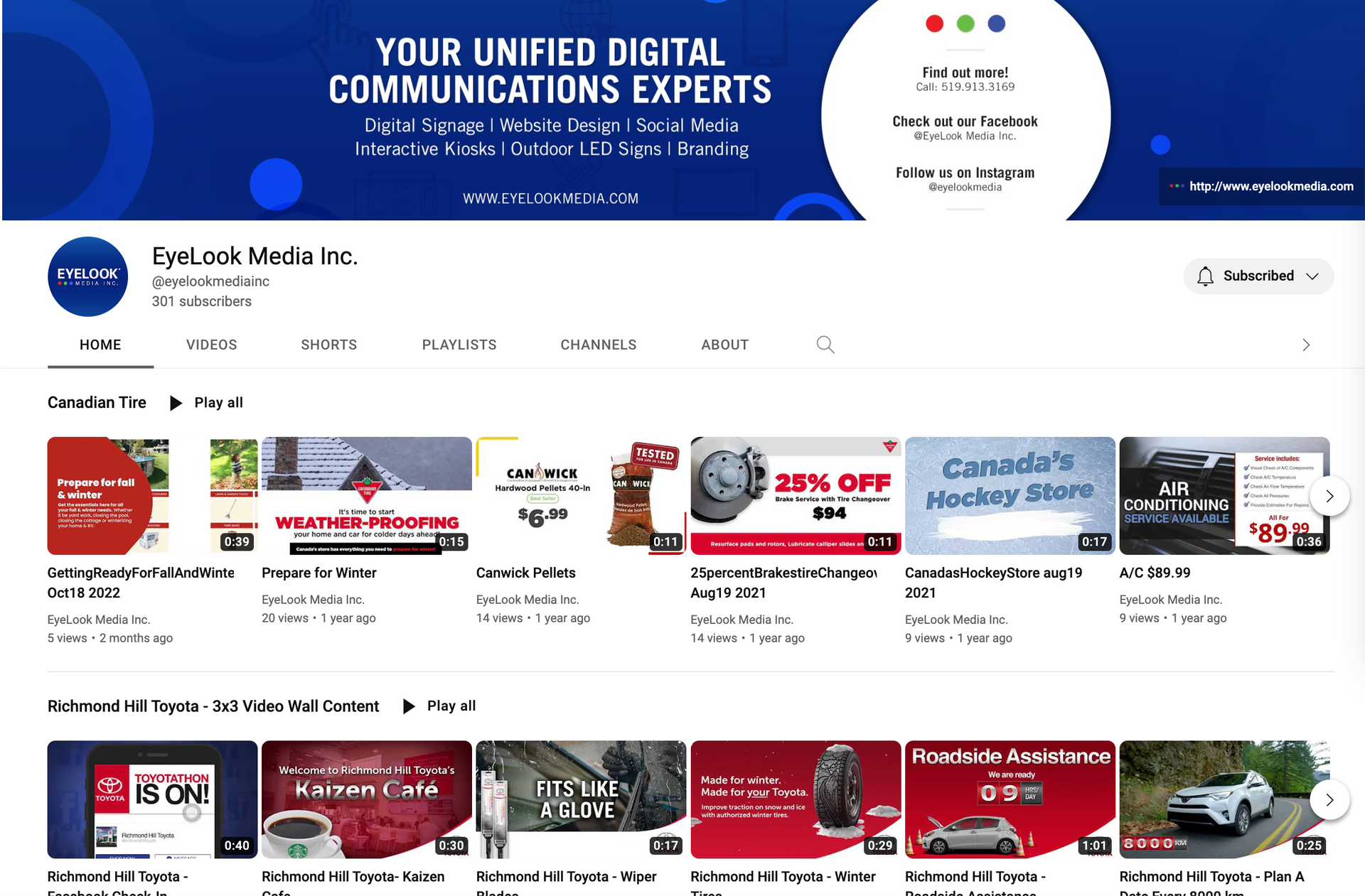 Our YouTube