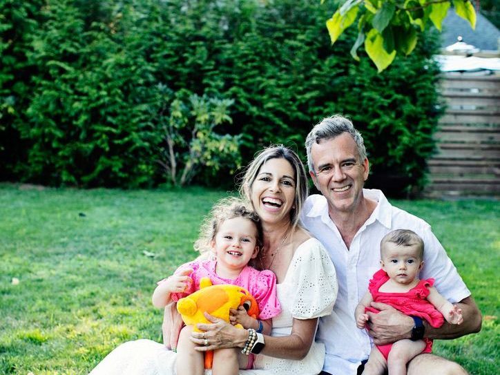 Family joy portrait