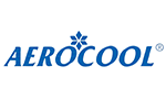 Aerocool logo in blue, featuring the brand name and a snowflake graphic.