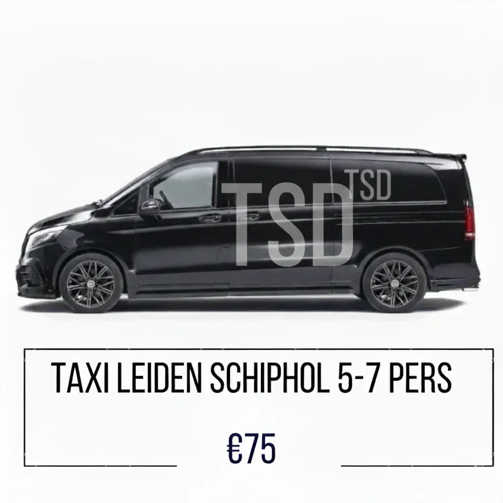 Mercedes-Benz V-Klasse (Taxibus) Warmond ➔ Schiphol € 75,00