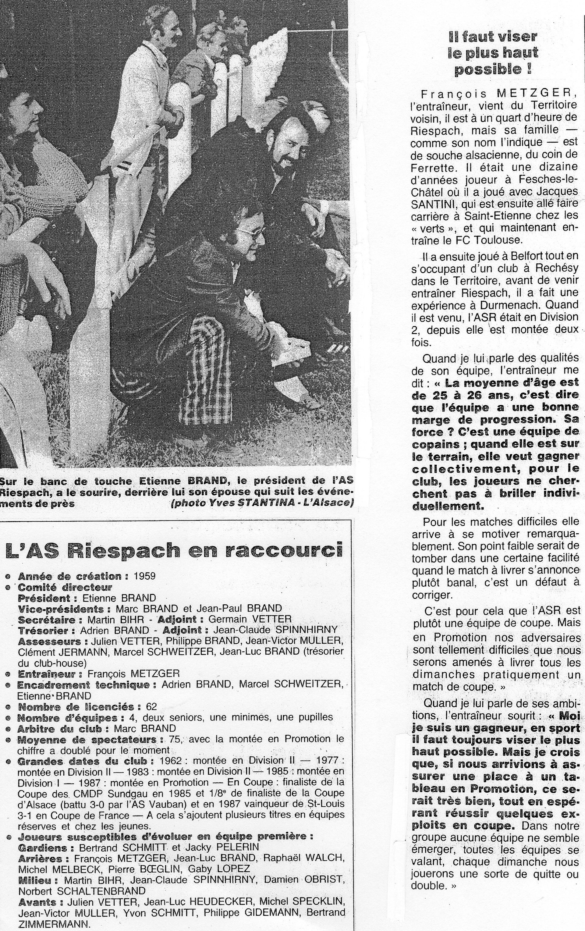 AS Riespachautres.