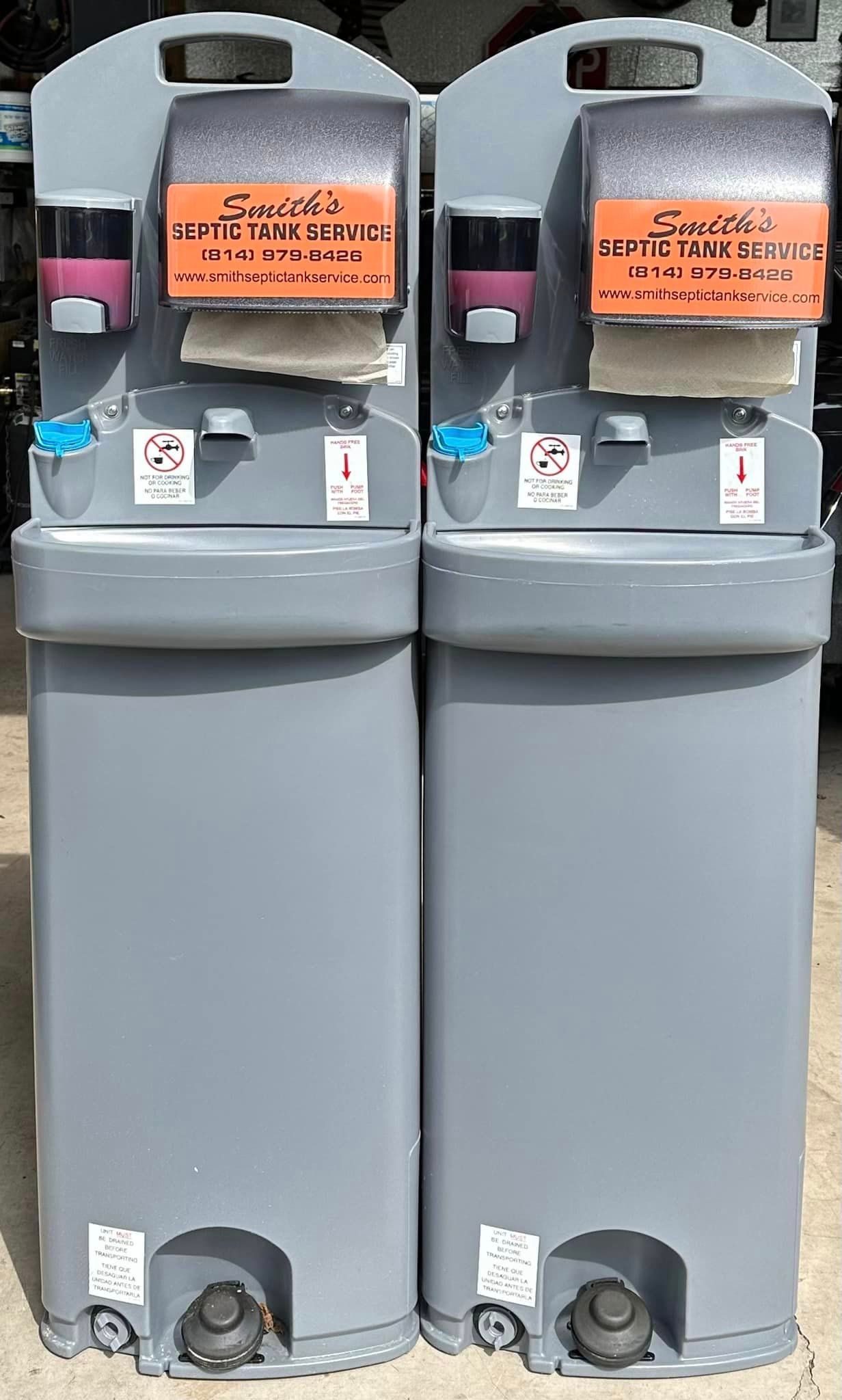Portable hand wash station rental