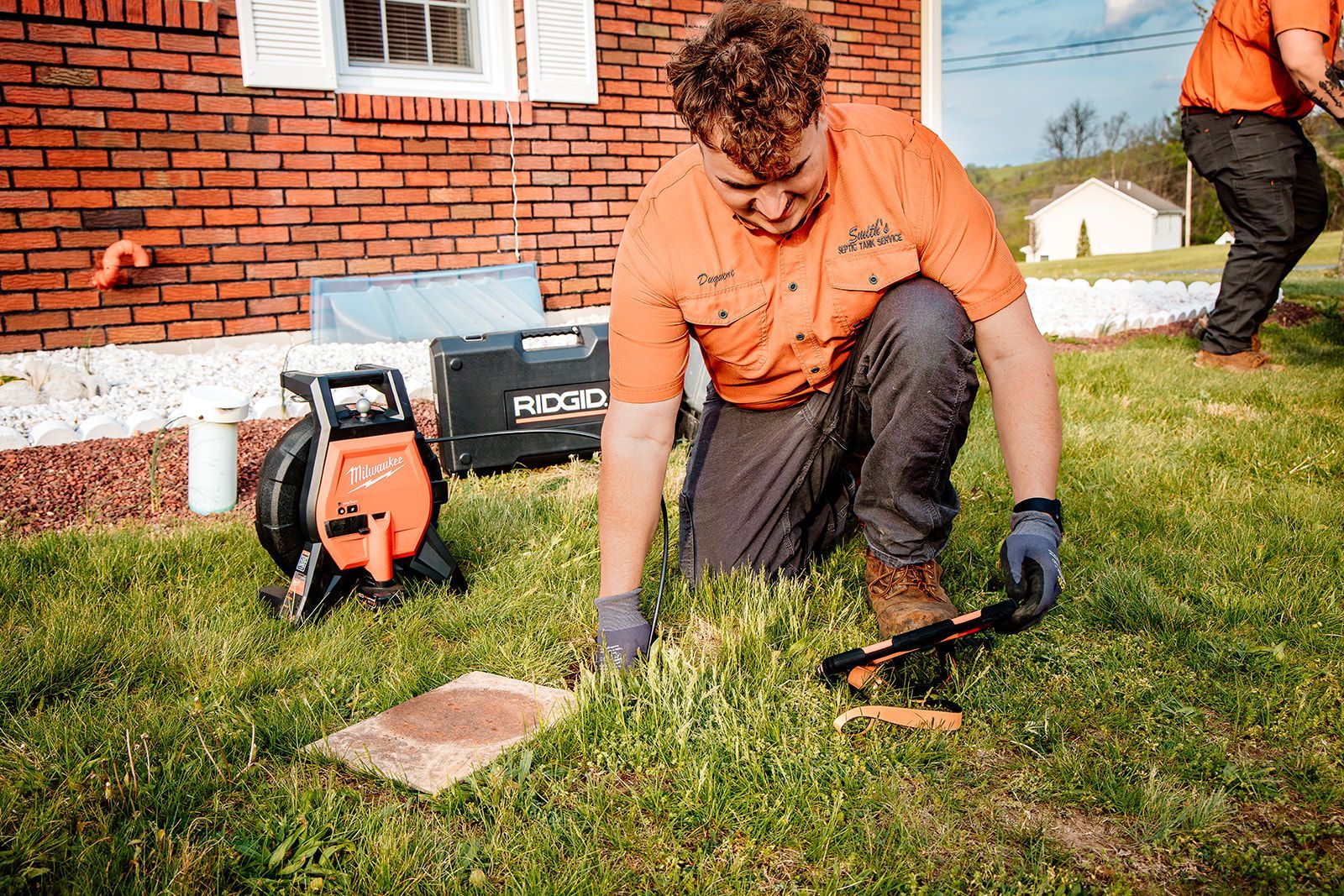 Sewer camera inspection