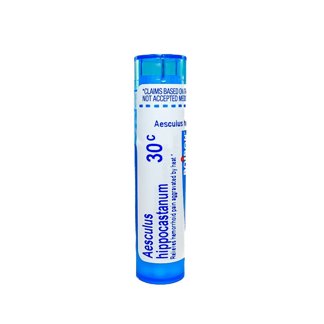 Blue tube of homeopathic medicine labeled