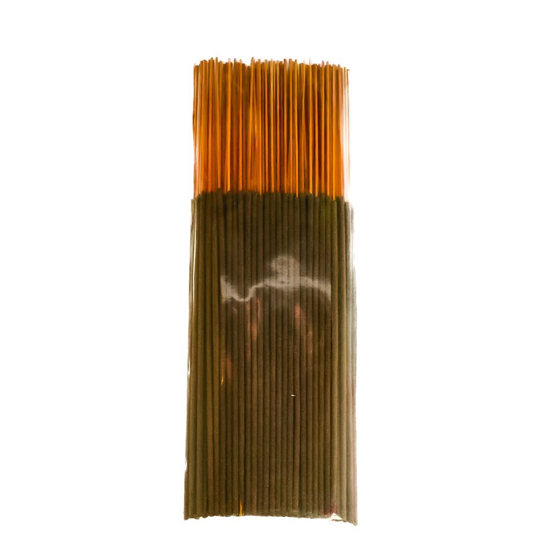 Package of brown cancer zodiac incense sticks with a bright yellow label