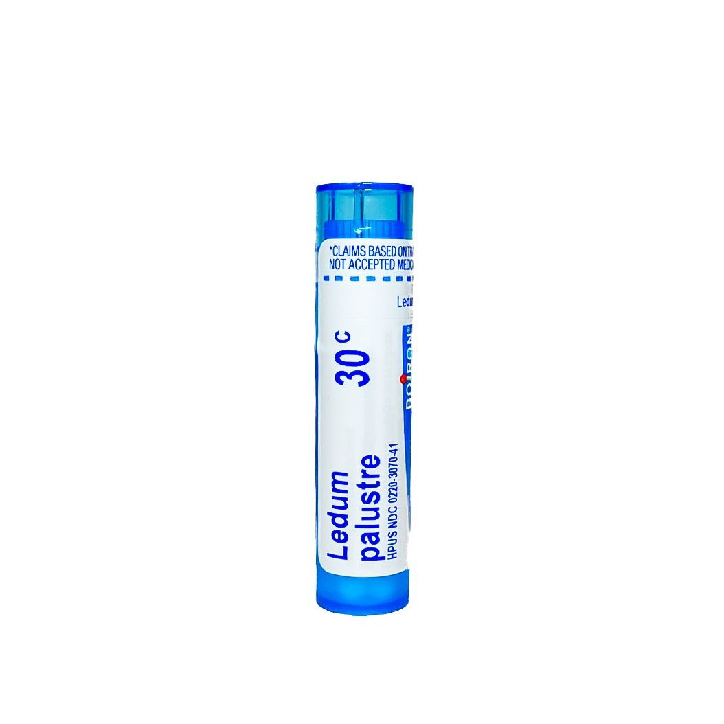 Blue medicine tube labeled