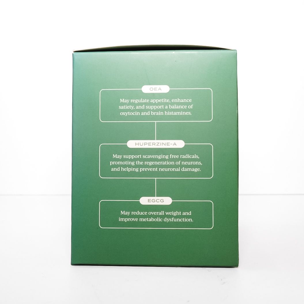 Green product box with white label text on a plain background