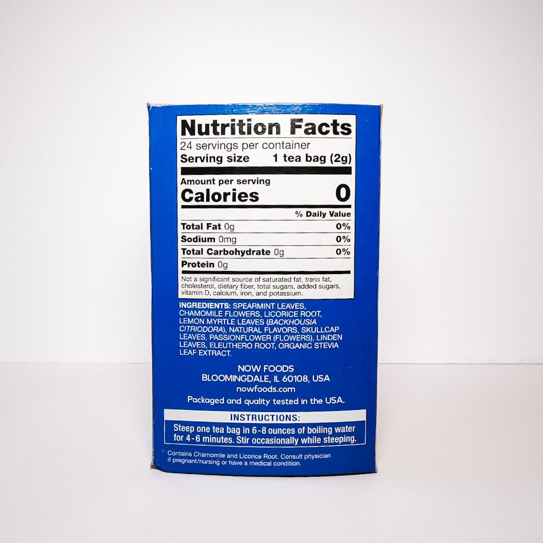 Box of NOW Foods