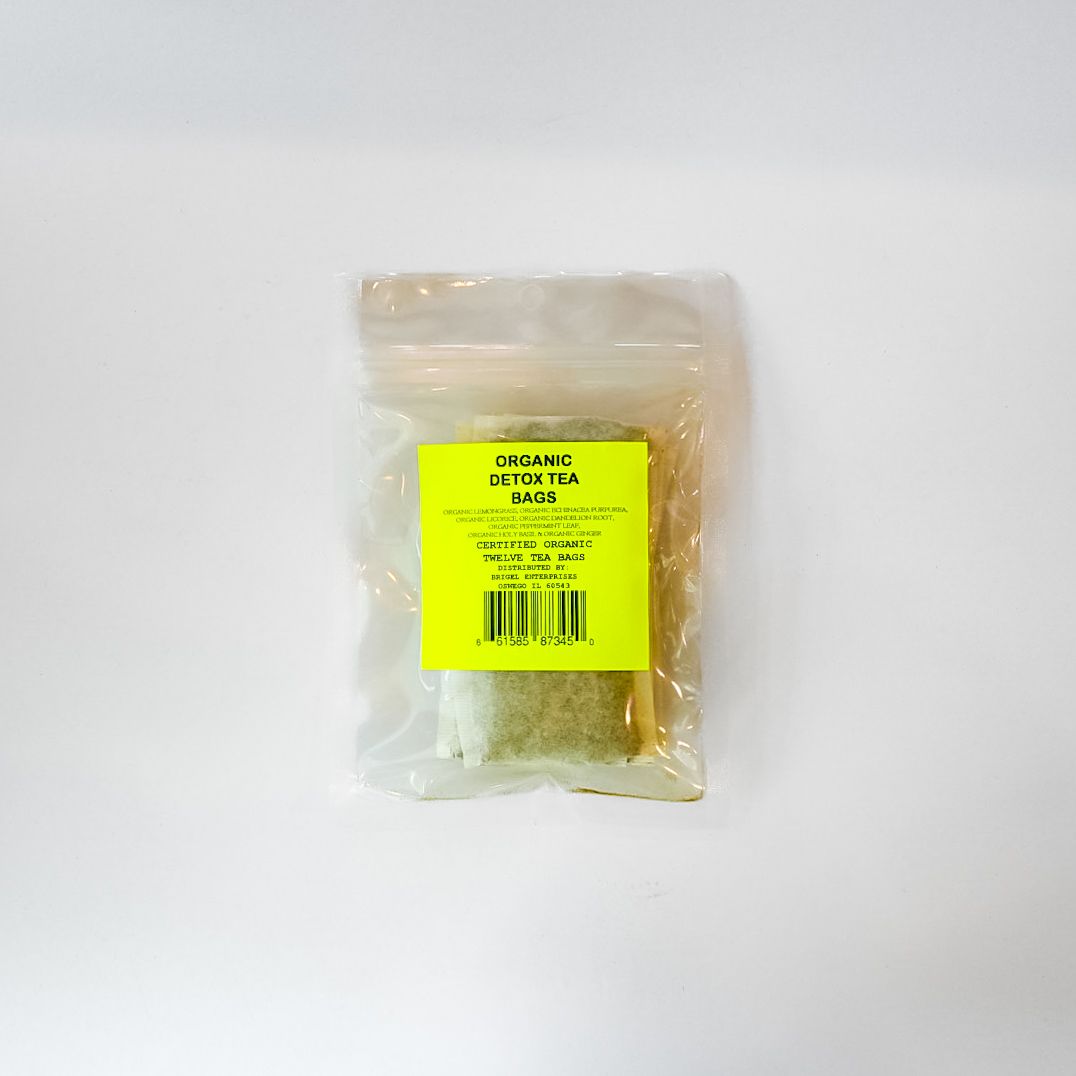 Small clear plastic bag with a bright yellow label and barcode on a white background